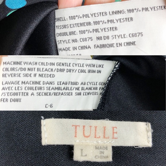 Tulle Flowy Belted Sleeveless Kaleidoscope Dress - Picture 8 of 8